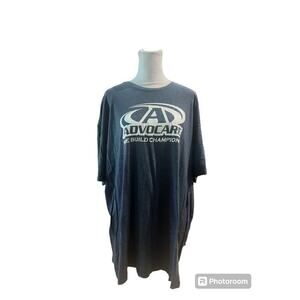 Women's Advocare Blue/White Short Sleeve T-Shirt Size 2XL